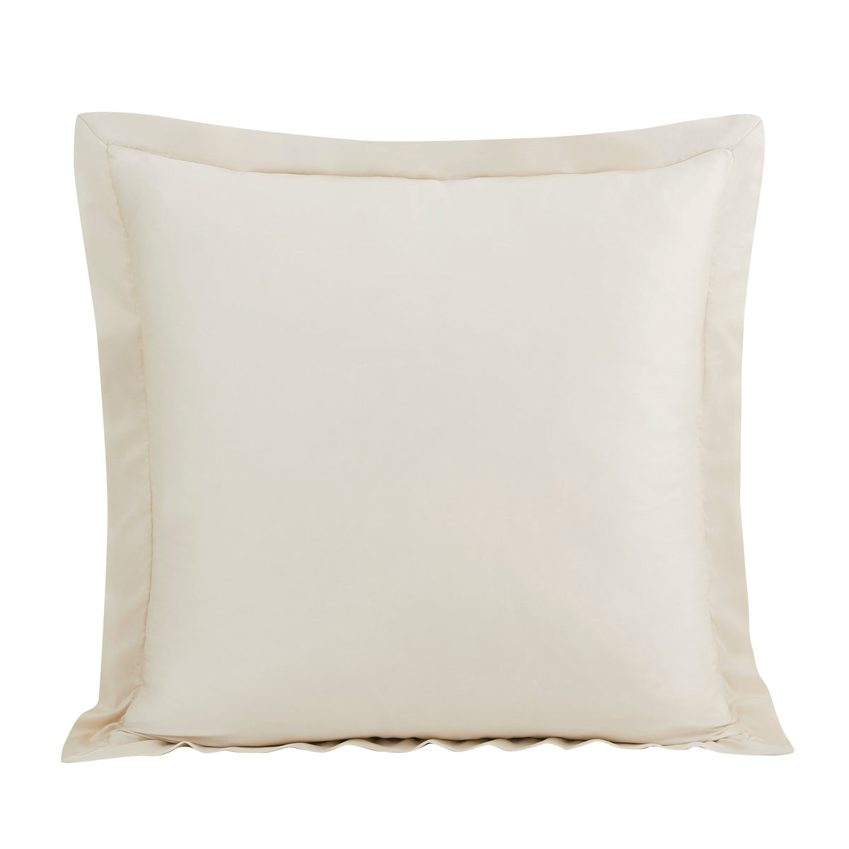 Lyocell Euro Sham, 27" x 27", Ivory, 1PC
