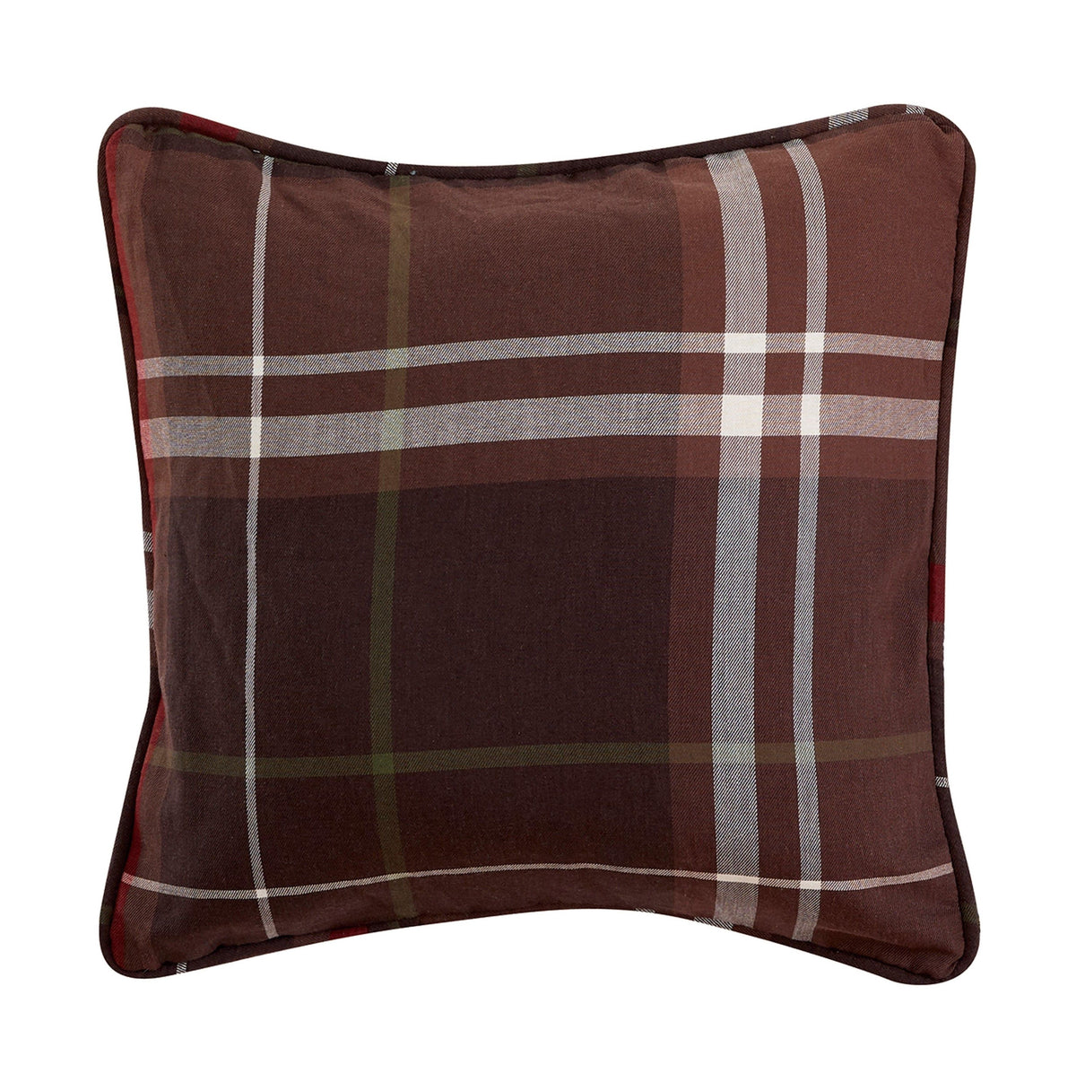 Jackson Plaid Euro Sham, 27" x 27", 1PC