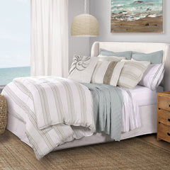 Prescott Comforter Set, Super King, Taupe, 3PC
