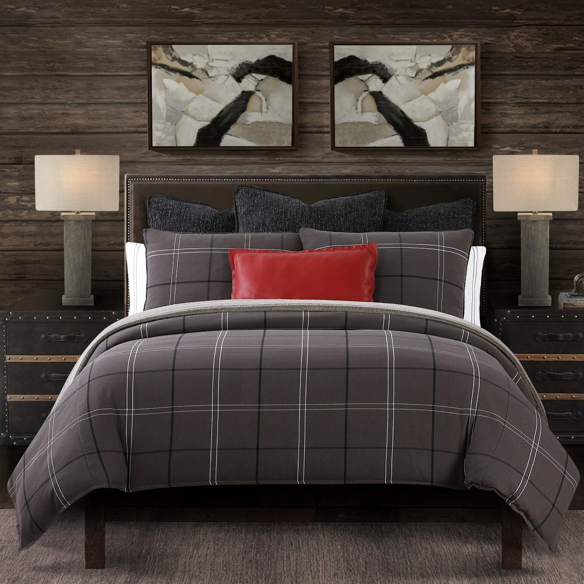 Heath Comforter Set, Super Queen, 3PC