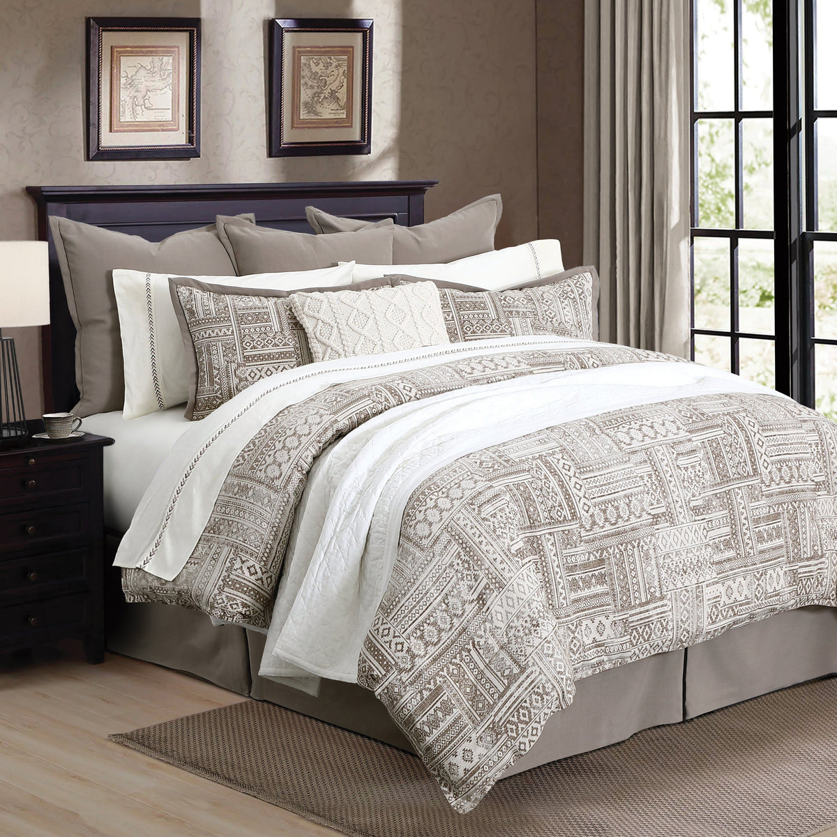 Trent Comforter Set, Super King, 3PC