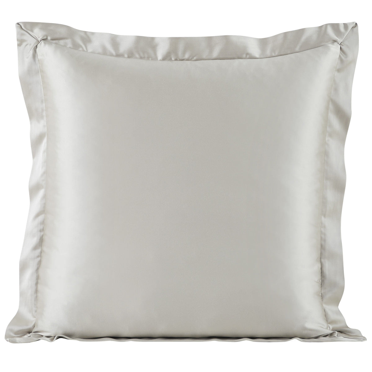 High Shine Satin Euro Sham, 27" x 27", Champagne, 1PC