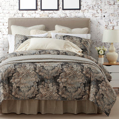 Victoria Washed Linen Comforter Set, Super King, 3PC