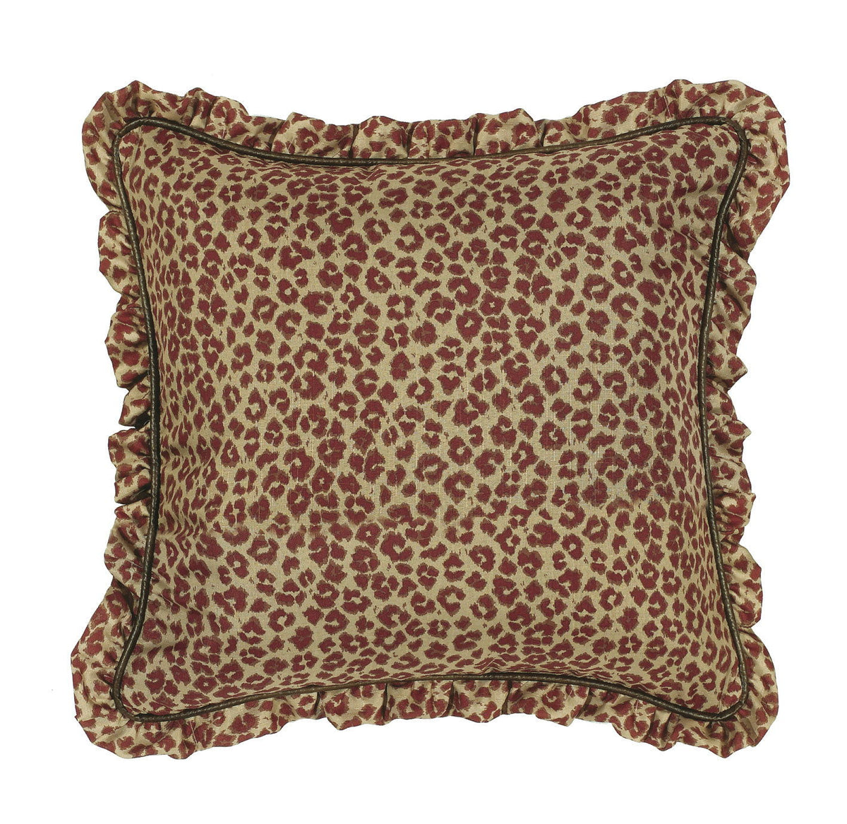 Austin Leopard Euro Sham, 27" x 27"