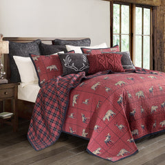 Woodland Plaid Reversible Quilt Set, Twin, 2PC