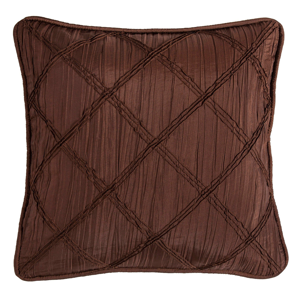 Batiste Rouching Detailed Pillow, 18" x 18", 1PC