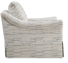 Emme - Skirted Swivel Chair (Topstitch)