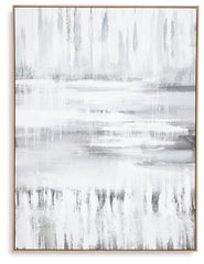 Estonbrook - Gray / White - Wall Art