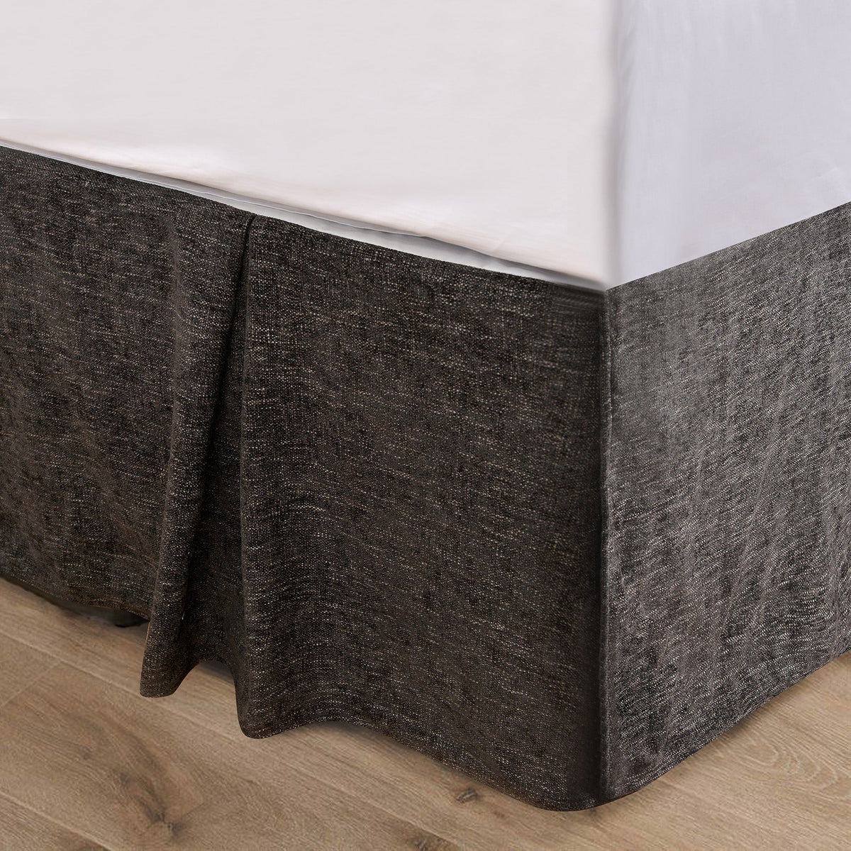 Black Chenille Bed Skirt, Full, 1PC