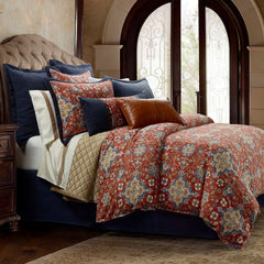 Melinda Washed Linen Duvet Cover Set, Super Queen, 3PC