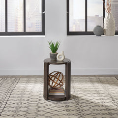 City View - Chairside Table - Coffee Bean