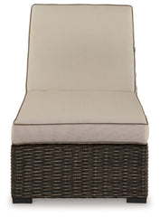 Coastline Bay - Brown - Chaise Lounge With Cushion