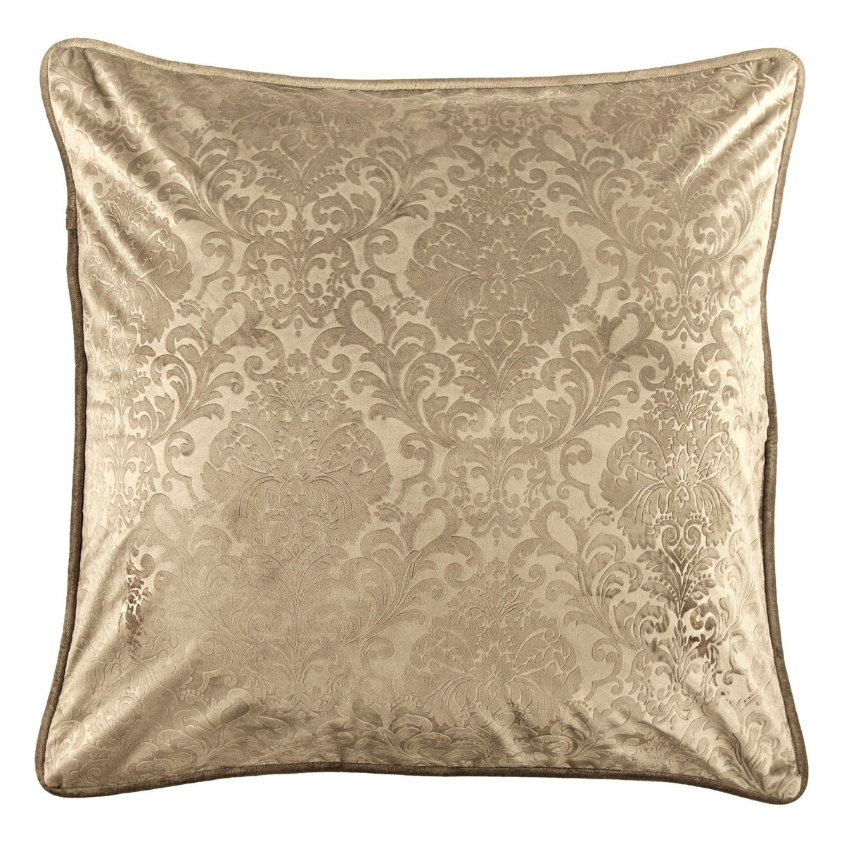 Diane Euro Sham, 27" x 27", Oatmeal, 1PC