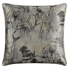 Pastoral Jacquard Euro Sham, 27" x 27", Champagne, 1PC