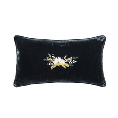 Stella Faux Silk Velvet Body Pillow, 18" x 54", Midnight Blue, 1PC