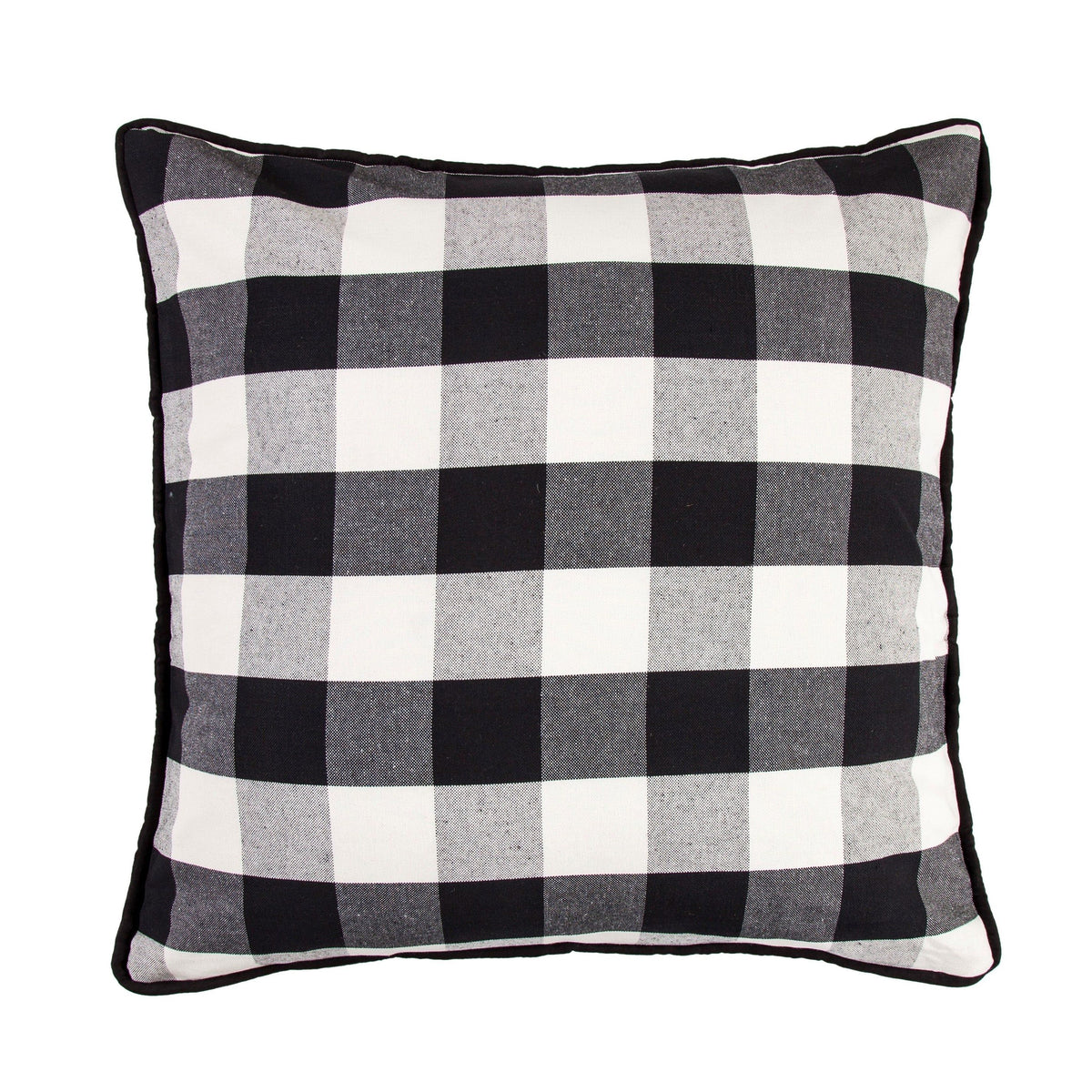 Blackberry Buffalo Check Euro Sham, 27" x 27", 1PC