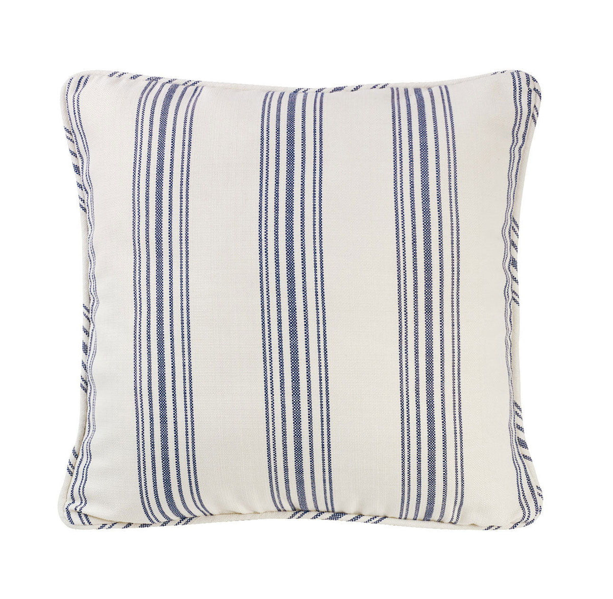 Prescott Piped Euro Sham, 27" x 27", Navy, 1PC