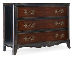 Charleston - Three-Drawer Accent Chest - Dark Brown