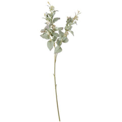 32" Light Green and Purple Eucalyptus w/ Berries Spray