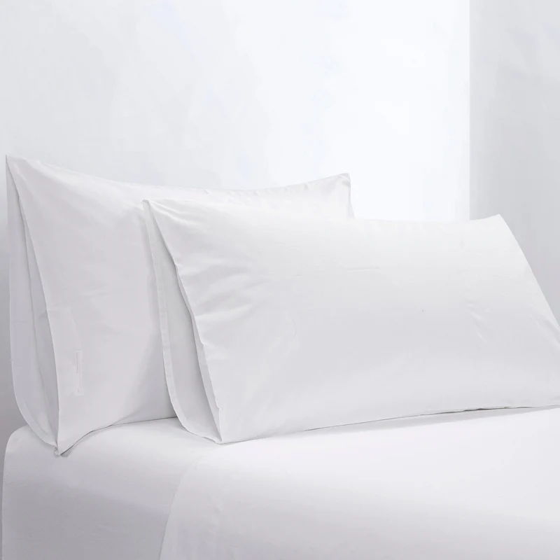 Vesper 350TC Sateen Fitted Sheet, Queen, White, 1PC, 12/pack, 24/case