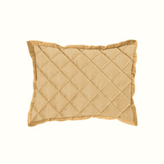 Velvet Diamond Quilted Boudoir Pillow, 12" x 16", Gold, 1PC