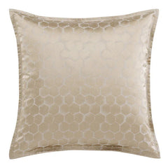 Honeycomb Jacquard Euro Sham, 27" x 27", Espresso, 1PC