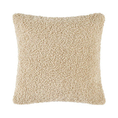 Teddy Euro Pillow with Down Insert, 26" x 26", Cream, 1PC