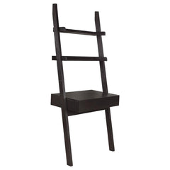 Colella - 3 Piece Ladder Desk And Bookcase Set - Cappuccino