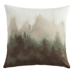 Forest Pine Watermark Tree Throw Pillow, 18" x 18", 1PC