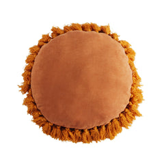 Aria Tasseled Round Pillow, 18" x 18", 1PC