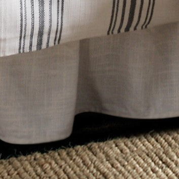 Gathered White Bed Skirt, Queen, 1PC