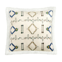 Arrow Campfire Sherpa Pillow, 18" x 18", 1PC, 6 MOQ