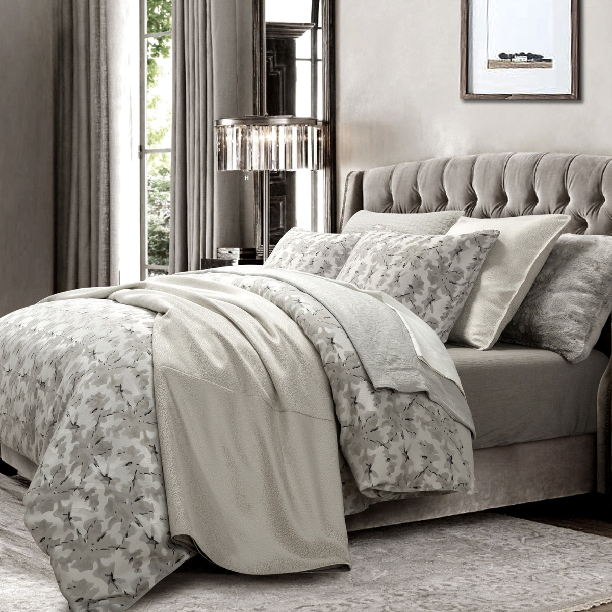 Warshack Inkblot Duvet Cover Set, Super King, 3PC