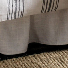 Gathered White Bed Skirt, King, 1PC