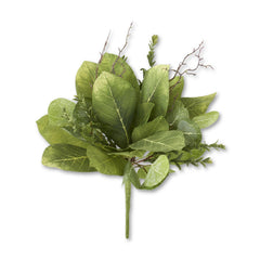 21" Magnolia Leaf Myrtle & Twig Bush