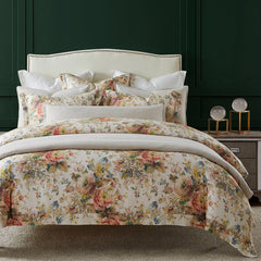 Jardin Lyocell Comforter Set, Super Queen, Salmon, 3PC